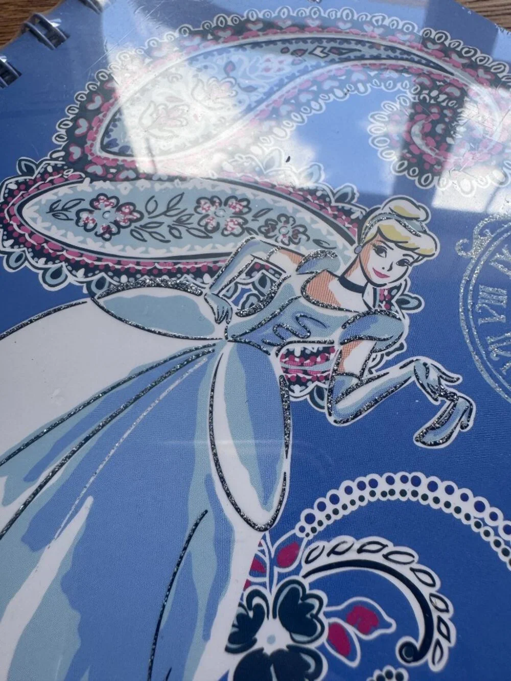 Vera Bradley Disney Cinderella Mini Notebook with Pocket NWT
